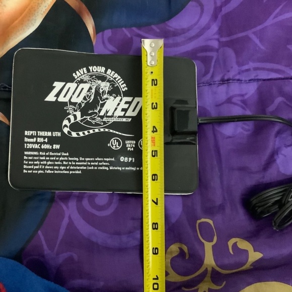 Reptile heater ZooMed Rh-4 Reptile Heater 10-20 Gallon Zoomed UTH under tank - Picture 9 of 9